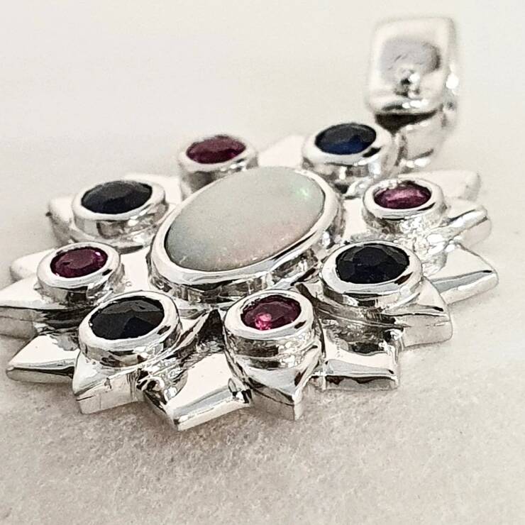 Pearl Regenbogentopas Pendant